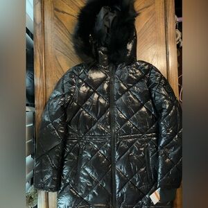 Michael Kors winter jacket with faux fur hood.